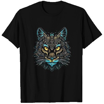 Discover Cat Abstract Ornament Mandala | Cat Design T Shirts