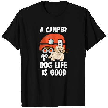 Discover Dog Lover Camping Animal Camper Outdoors T Shirts