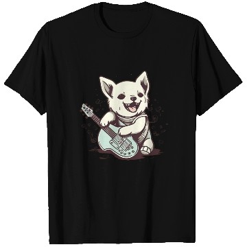 Discover Guitar-Cat T Shirts