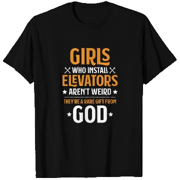 Discover Elevator Mechanic Elevator Installer T Shirts