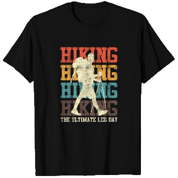 Discover Wanderlust Ultimate Leg Day Mountain Fan Hiking T Shirts