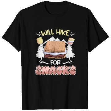 Discover Wanderlust Climber funny Mountain Hiking Snack T Shirts