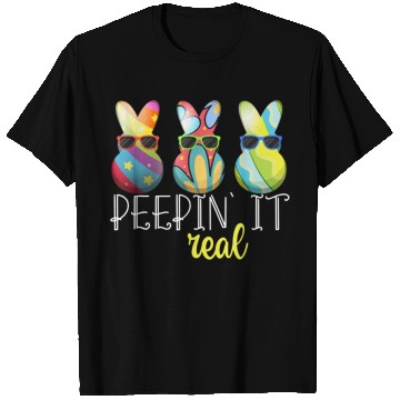 Discover Peepin 39 It Real Happy Easter Bunny Egg Hunt T Shirts
