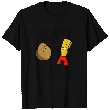 Discover Funny Gym Potatoes Fitness Fun T Shirts