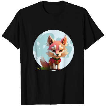 Discover Wolf howling at the moon graphic T Shirts