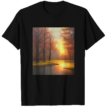 Discover solitude and serene forest T Shirts