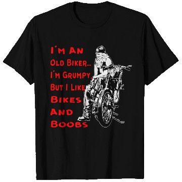 Discover I’m A Grumpy Old Biker ©WhiteTigerLLC.Com T Shirts