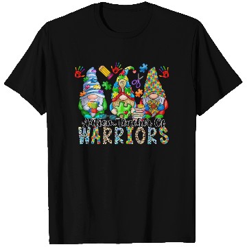 Discover Autism Teacher Of Warriors T Shirts