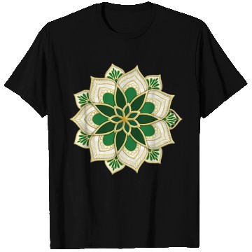 Discover green mandala for islamic holidays T Shirts