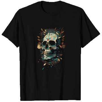 Discover Skull Dia de los Muertos Halloween Tattoo Gift T Shirts