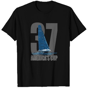 Discover America s Cup 37 Blue T Shirts