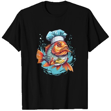 Discover Awesome Culinary Fish Chef Cooking Kitchen Humor T Shirts