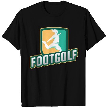 Discover Footgolf Ball Sports Player T Shirts