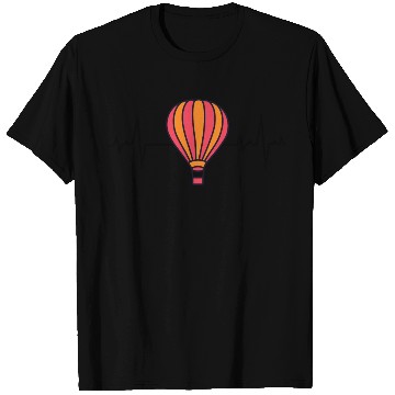 Discover Hot Air Ballooning Hopper Balloon Heartbeat T Shirts