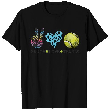 Discover Peace Love Tennis 2 T Shirts