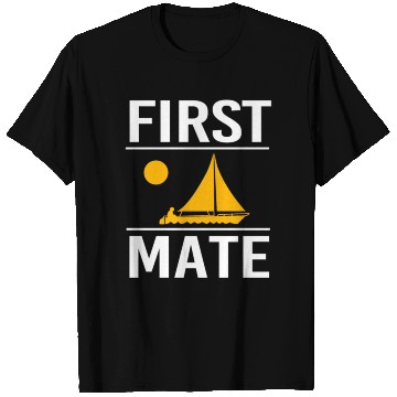 Discover Sailing First Mate Matching Couple Cruise girl T Shirts