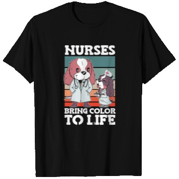 Discover Nurses Bring Color to Life Dog Doctor National T Shirts