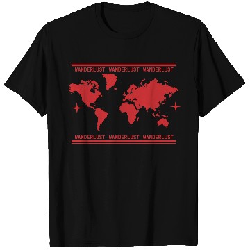 Discover Vacation Explore Holidays World Map Wanderlust T Shirts