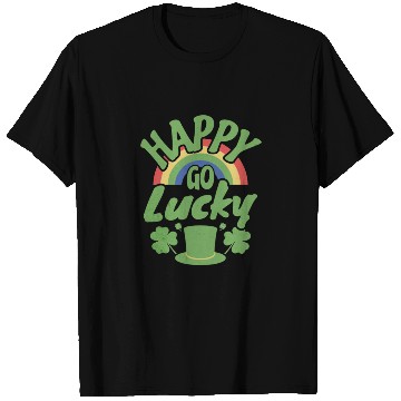 Discover Happy Go Lucky Unisex T Shirts