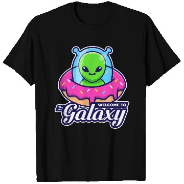 Discover Welcome to the new galaxy with donut UFO. T Shirts