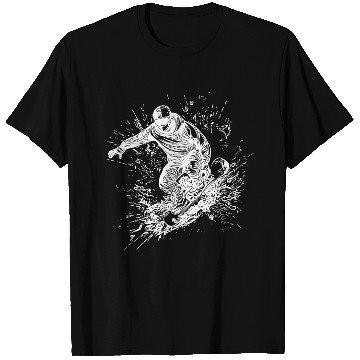 Discover Cool Mountaineering Jump Style Snowboard Move T Shirts
