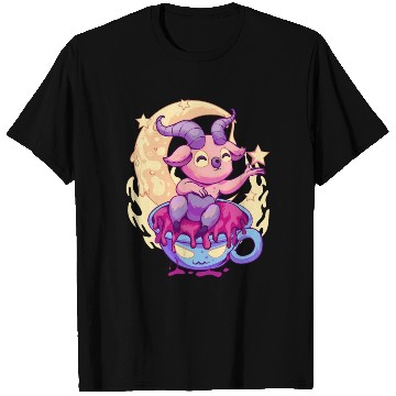 Discover Pastel Goth Kawaii Baphomet Tea T Shirts
