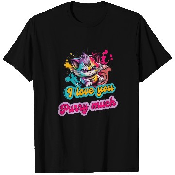 Discover Street Style Cat Graffiti Purry Much Art T Shirts