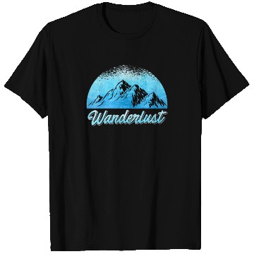 Discover Wanderlust Mountaineer Hiker Summit sport T Shirts