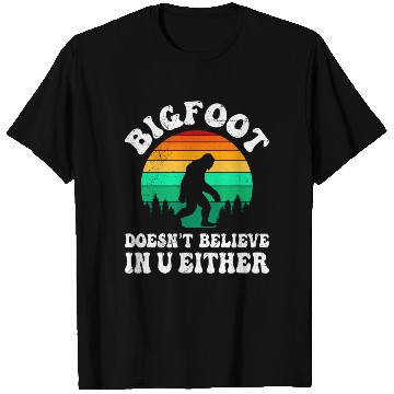 Discover Bigfoot Hiker and Funny Climber Mountains T Shirts