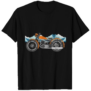 Discover Vintage motorcycle Design T Shirts for Men