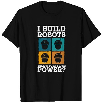 Discover Robot Retro T Shirts