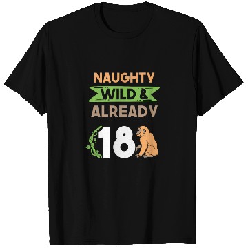 Discover Gift 18 years birthday girl boy Ape Monkey T Shirts
