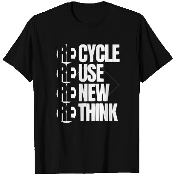 Discover Recycle Reuse Renew Rethink For Earth Day T Shirts