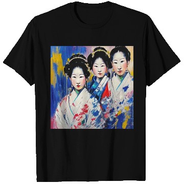 Discover Group Of Noble Japanese Woman T Shirts
