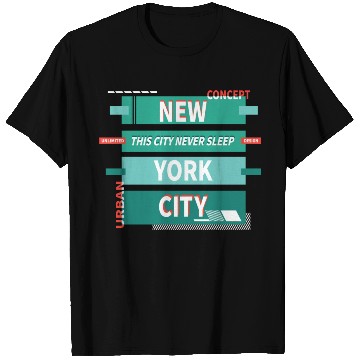Discover New York City Green T Shirts