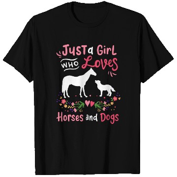 Discover Horse Dog Horse Lover Dog Lover T Shirts
