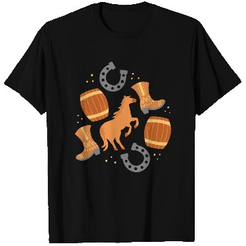Discover Cowboy Horse Riding Barrel Racing T Shirts