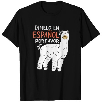 Discover Spanish Teacher Llama T Shirts