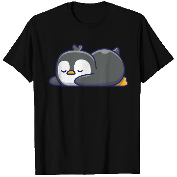 Discover Cute Penguin Sleeping T Shirts