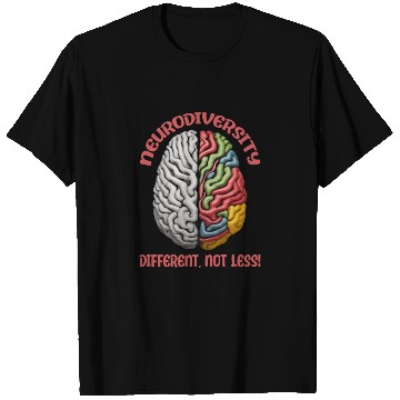 Discover "Different, Not Less" Neurodiversity T Shirts