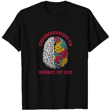 Discover "Different, Not Less" Neurodiversity T Shirts