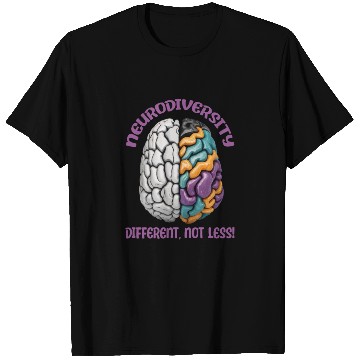 Discover "Different, Not Less" Neurodiversity T Shirts