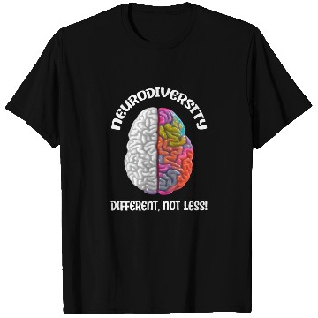 Discover "Different, Not Less" Neurodiversity T Shirts