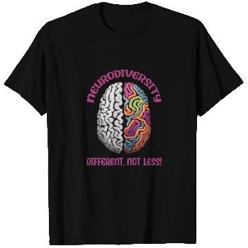 Discover "Different, Not Less" Neurodiversity T Shirts