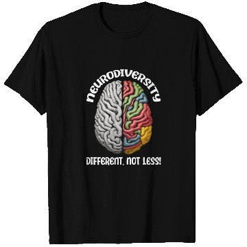 Discover "Different, Not Less" Neurodiversity T Shirts