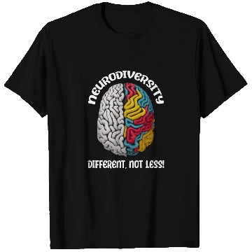 Discover "Different, Not Less" Neurodiversity T Shirts