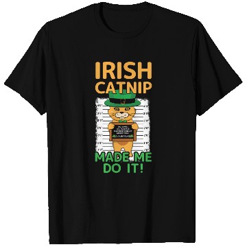 Discover Angry Funny Cat Happy Saint Patrick Day T Shirts
