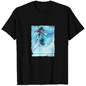 Discover Artistic San Juan Puerto Rico Palm Tree Vacation T Shirts