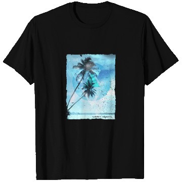 Discover Artistic Saint Barts Palm Tree Vacation T Shirts