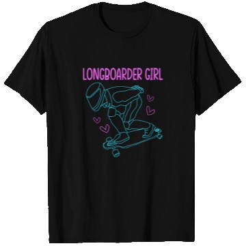 Discover Skateboarding For Women Longboard Girl T Shirts